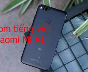 Rom tiếng việt, cài CH Play Xiaomi Mi A1