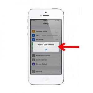 Sửa iPhone 5, 5S không nhận sim